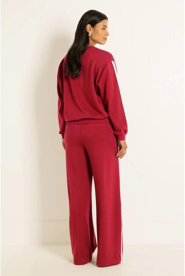 Claudia Sträter CLAUDIA BY CLAUDIA STRÄTER sweater rood wit - Foto 3