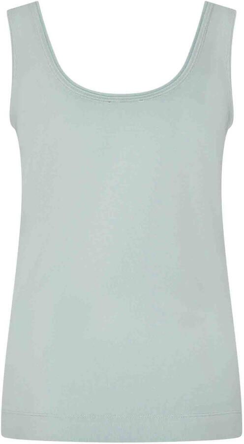 Claudia Sträter CLAUDIA BY CLAUDIA STRÄTER tanktop blauw fijn gebreid - Foto 2
