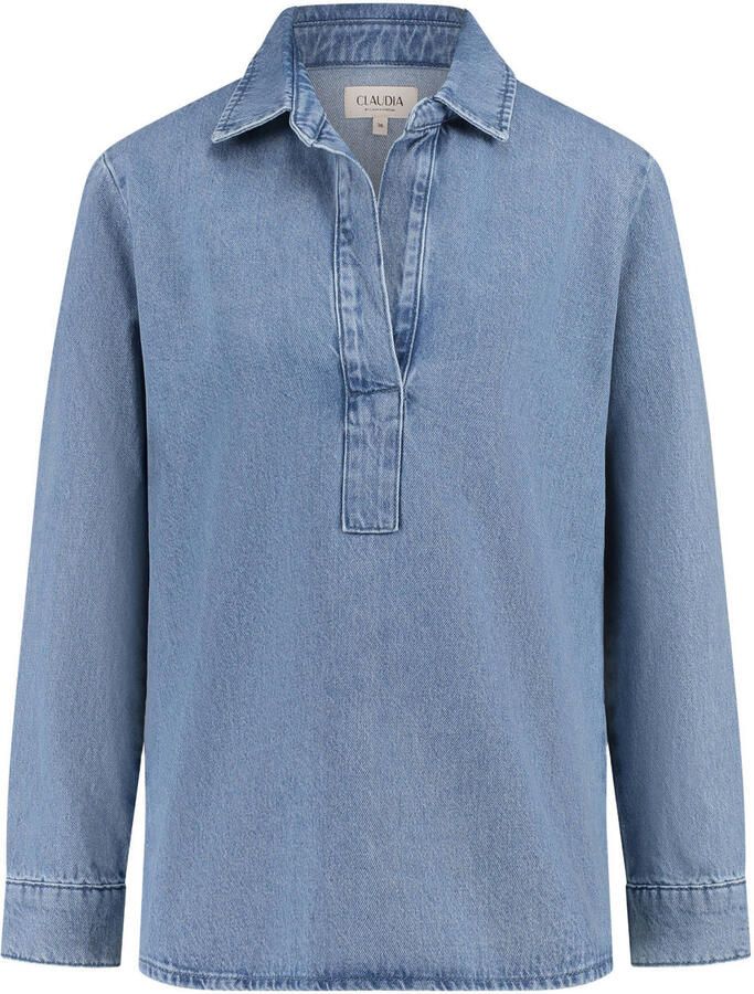 Claudia Sträter CLAUDIA BY CLAUDIA STRÄTER top light blue denim - Foto 2
