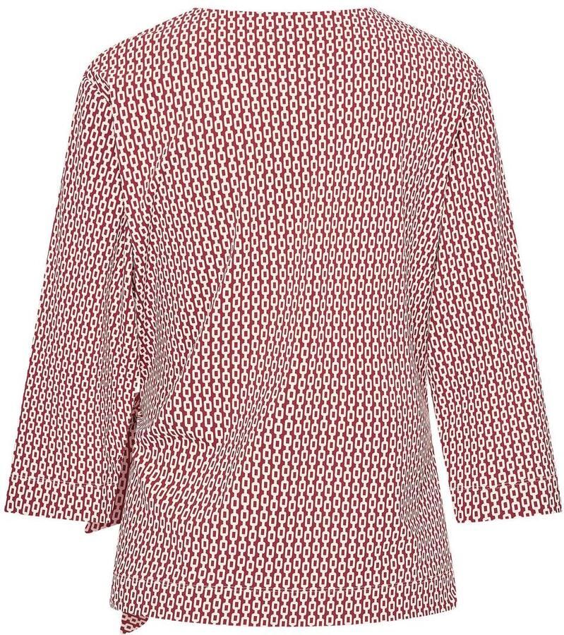 Claudia Sträter CLAUDIA BY CLAUDIA STRÄTER top met print rood ecru - Foto 2