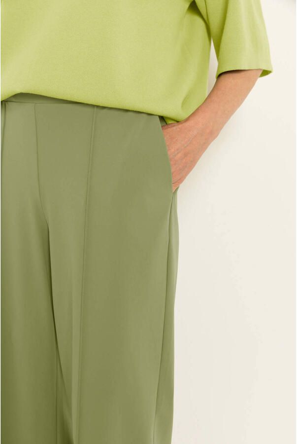 Claudia Sträter CLAUDIA BY CLAUDIA STRÄTER wide leg broek groen - Foto 2