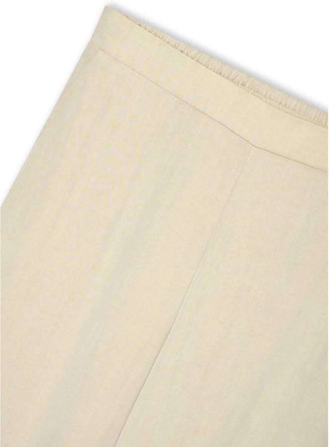 Claudia Sträter CLAUDIA BY CLAUDIA STRÄTER wide leg high waist broek crème - Foto 2