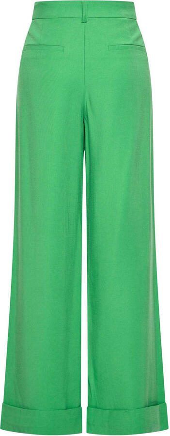 Claudia Sträter CLAUDIA BY CLAUDIA STRÄTER wide leg high waist broek lichtgroen - Foto 2