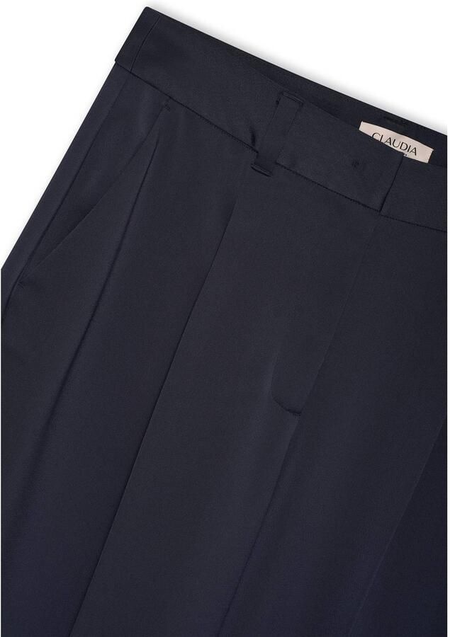 Claudia Sträter CLAUDIA BY CLAUDIA STRÄTER wide leg high waist pantalon donkerblauw - Foto 2