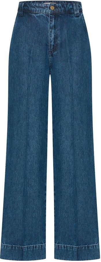 Claudia Sträter CLAUDIA BY CLAUDIA STRÄTER wide leg jeans dark blue denim - Foto 2