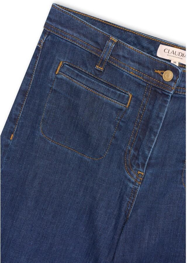 Claudia Sträter CLAUDIA BY CLAUDIA STRÄTER wide leg jeans dark blue denim - Foto 2