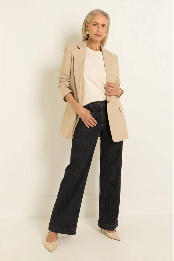 Claudia Sträter CLAUDIA BY CLAUDIA STRÄTER wide leg jeans grey denim