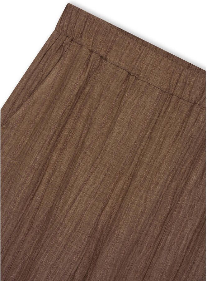 Claudia Sträter CLAUDIA BY CLAUDIA STRÄTER wide leg regular waist broek bruin - Foto 2
