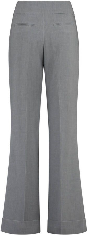 Claudia Sträter flared high waist pantalon grijs - Foto 2