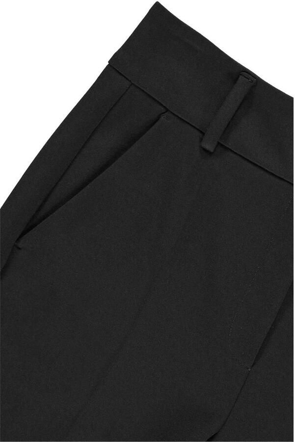 Claudia Sträter high waist slim fit pantalon zwart