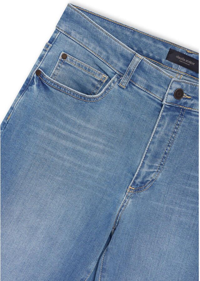 Claudia Sträter high waist flared jeans medium blue denim - Foto 2