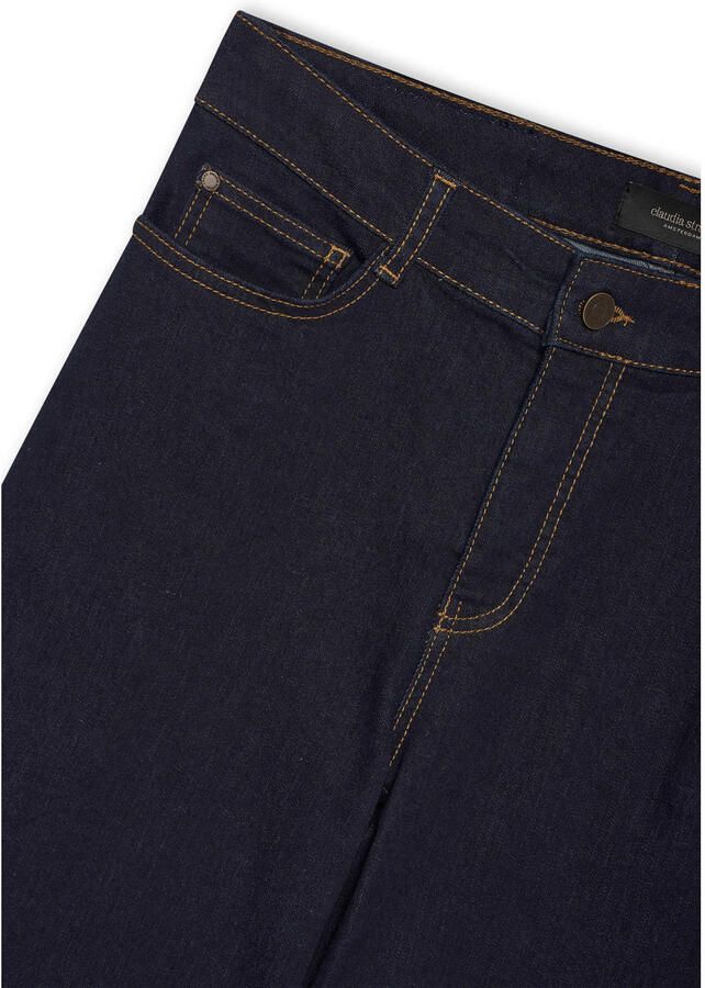 Claudia Sträter high waist wide leg jeans dark blue denim - Foto 2