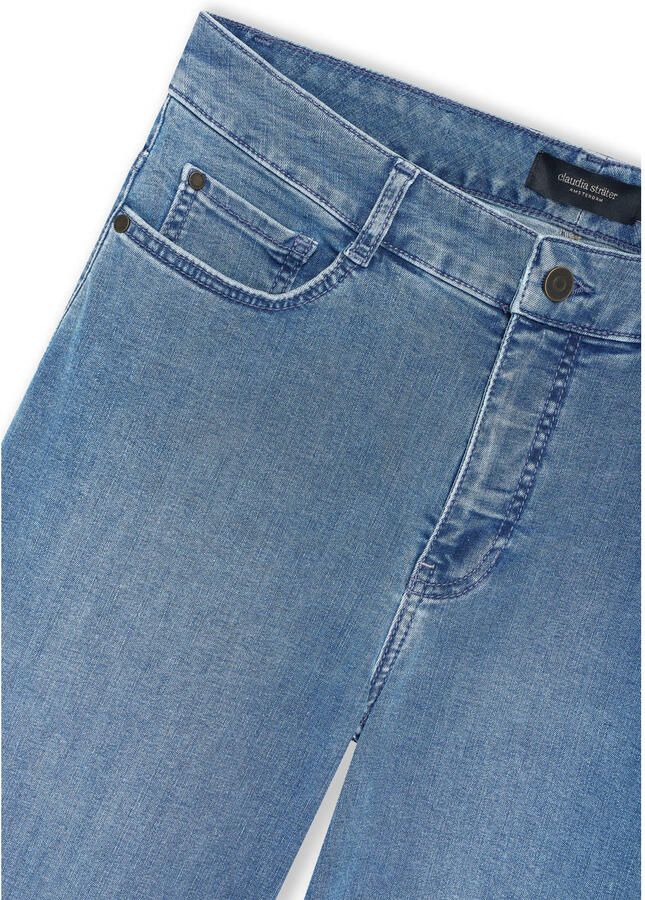 Claudia Sträter high waist wide leg jeans medium blue denim - Foto 2