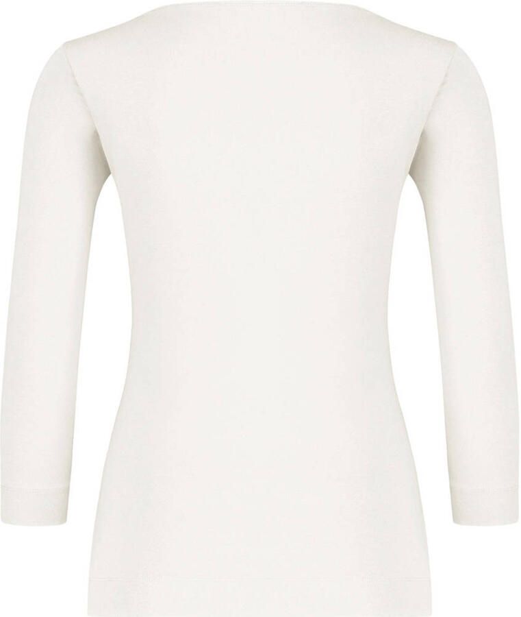 Claudia Sträter longsleeve ecru gebreid