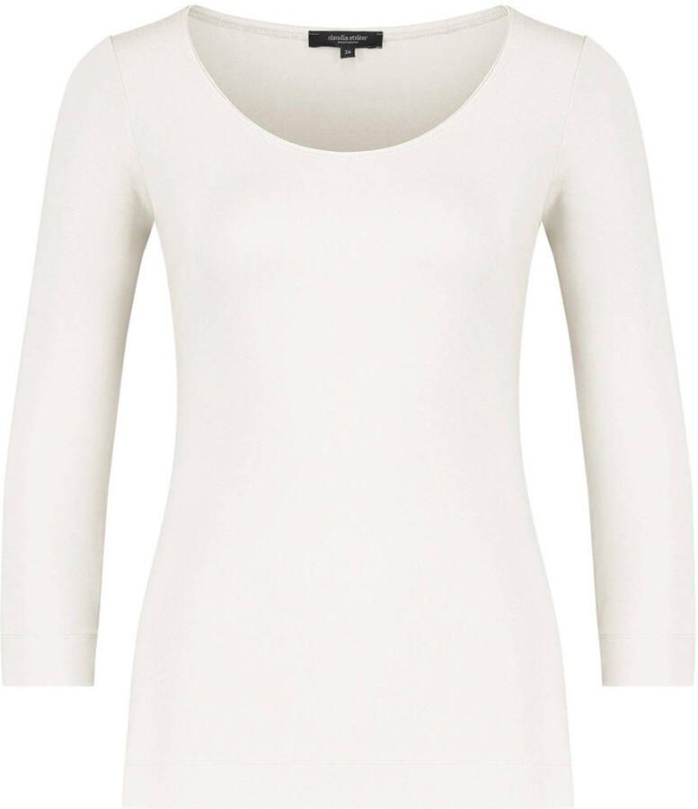 Claudia Sträter longsleeve ecru gebreid - Foto 2