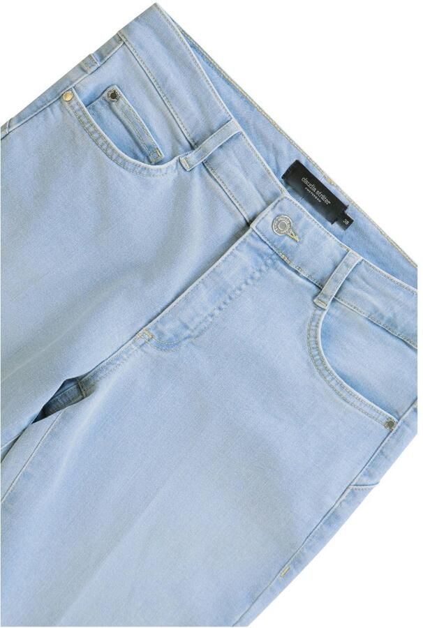 Claudia Sträter low waist flared jeans light blue denim - Foto 2