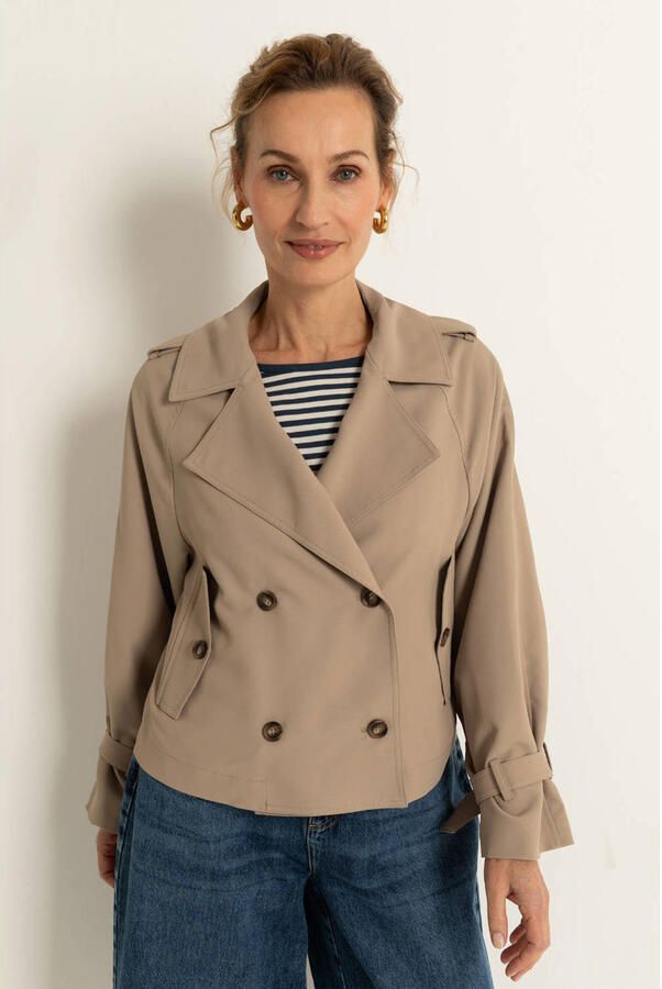 Claudia Sträter Maura by Claudia Strater trenchcoat zand