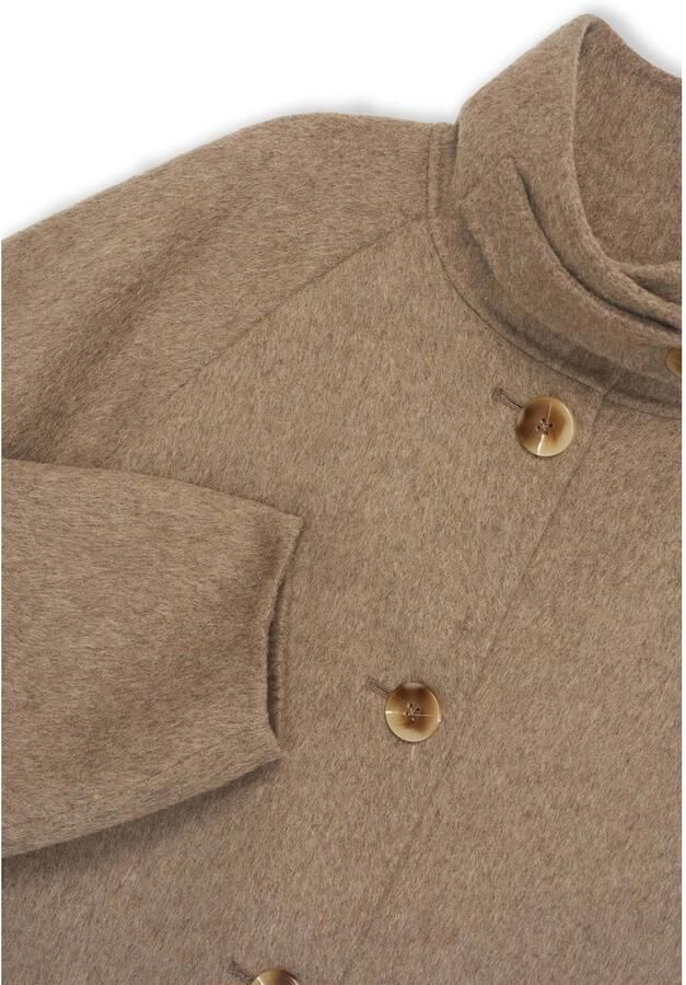Claudia Sträter Maura by Claudia Strater korte coat met wol taupe