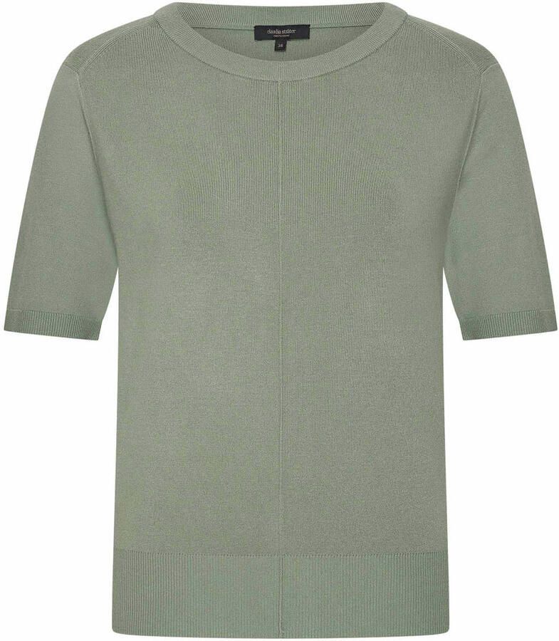 Claudia Sträter pullover groen fijn gebreid