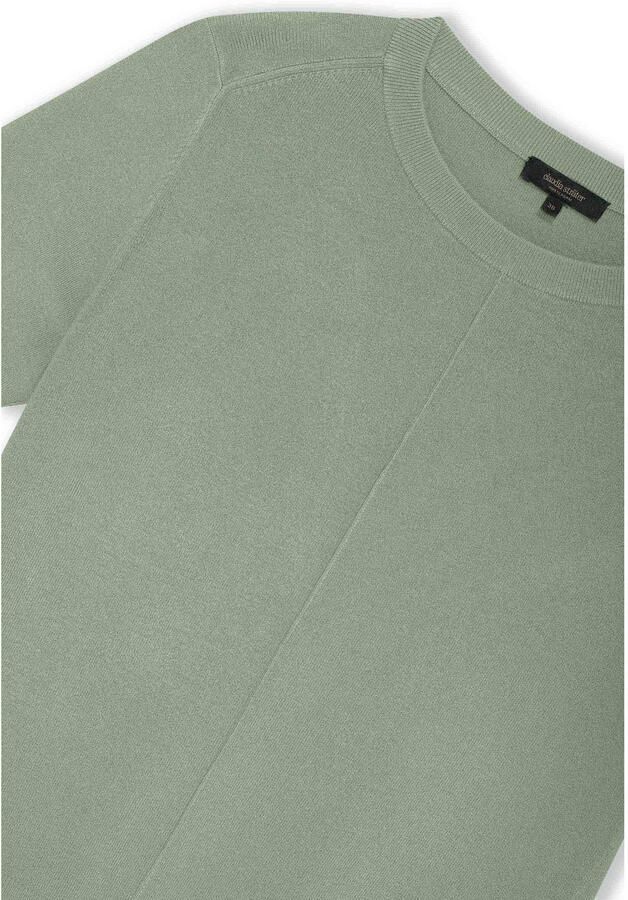 Claudia Sträter pullover groen fijn gebreid - Foto 2