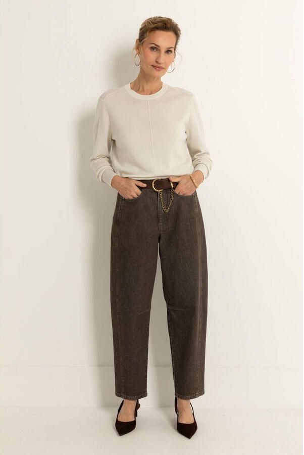 Claudia Sträter pullover met wol ecru - Foto 2