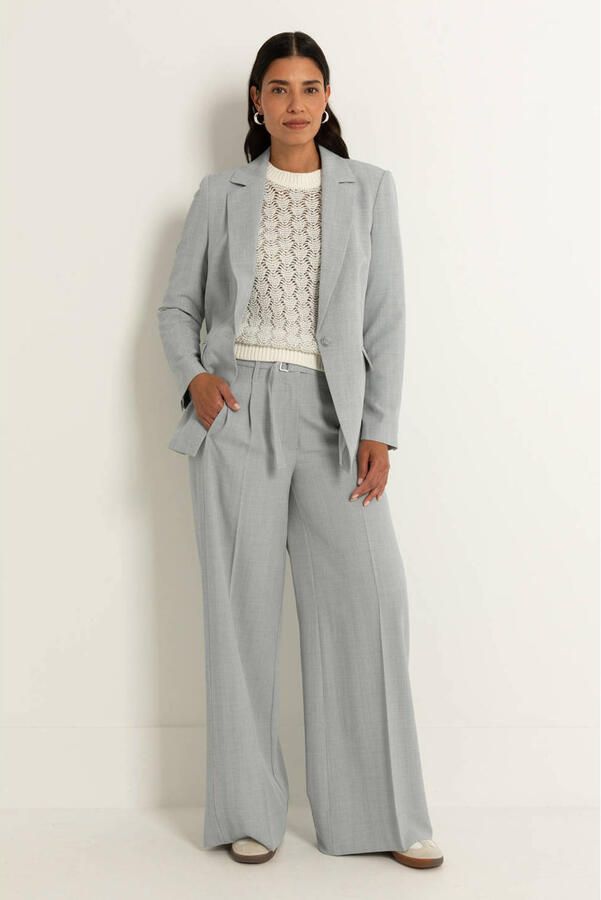 Claudia Sträter regular blazer lichtblauw - Foto 2