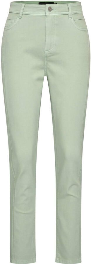 Claudia Sträter slim fit jeans grijsgroen - Foto 3