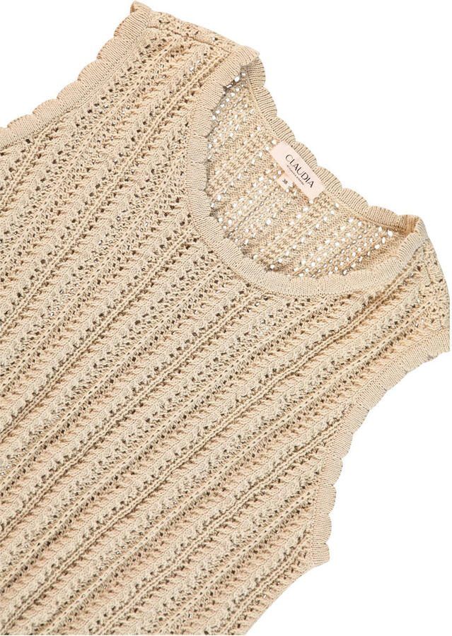 Claudia Sträter spencer beige crochet - Foto 2
