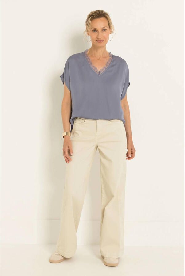 Claudia Sträter straight leg jeans ecru