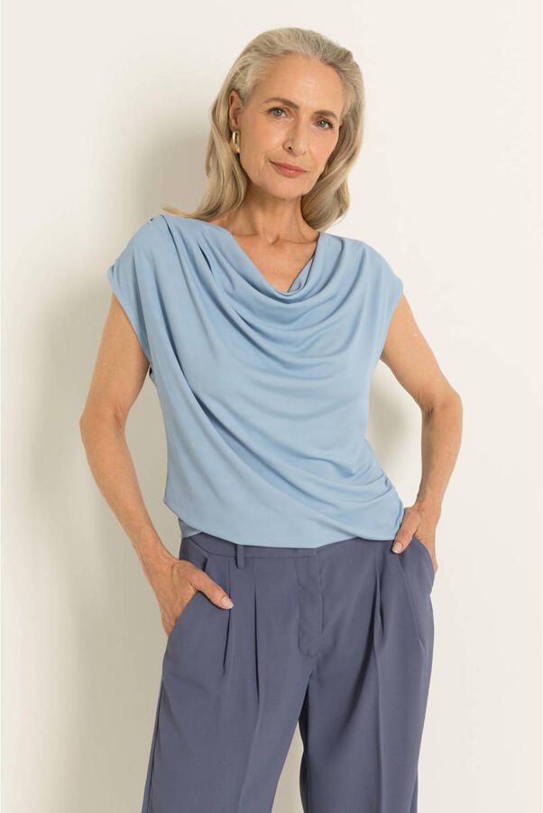 Claudia Sträter top blauw - Foto 3