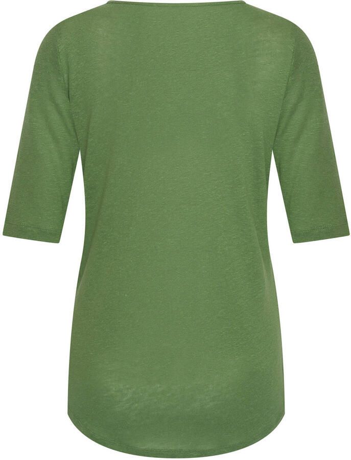 Claudia Sträter top groen