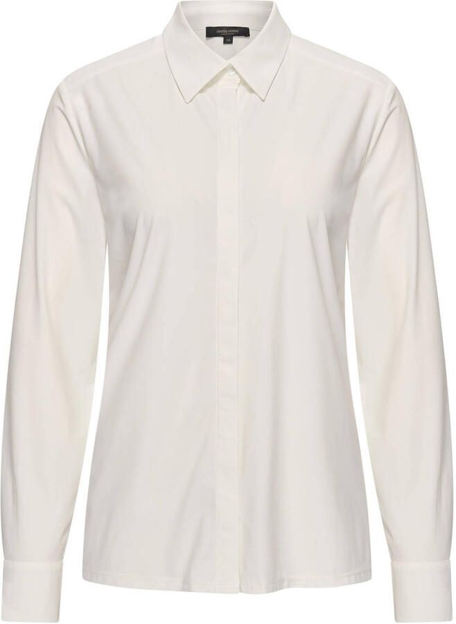 Claudia Sträter travelstof blouse wit