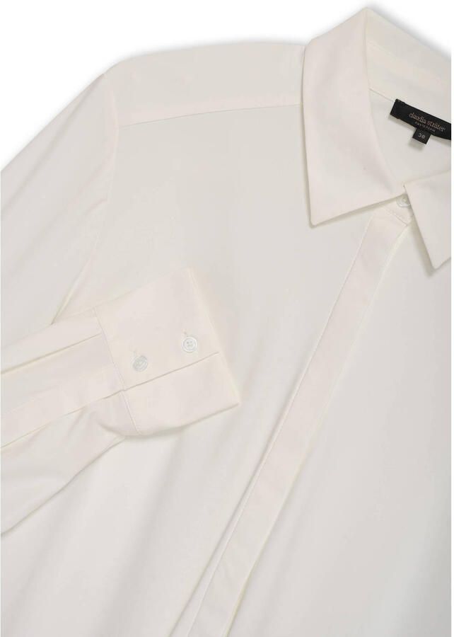 Claudia Sträter travelstof blouse wit - Foto 2