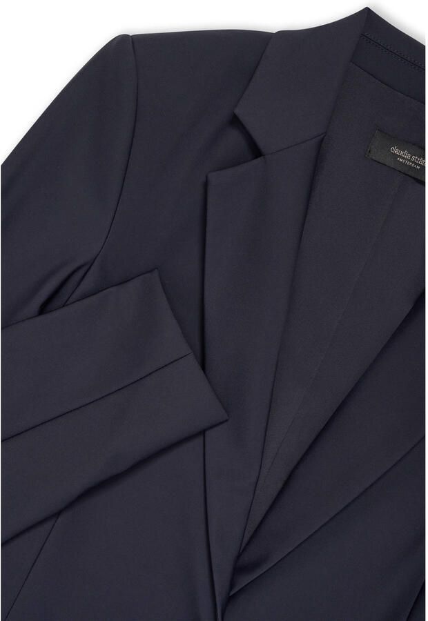 Claudia Sträter travelstof regular blazer donkerblauw - Foto 2
