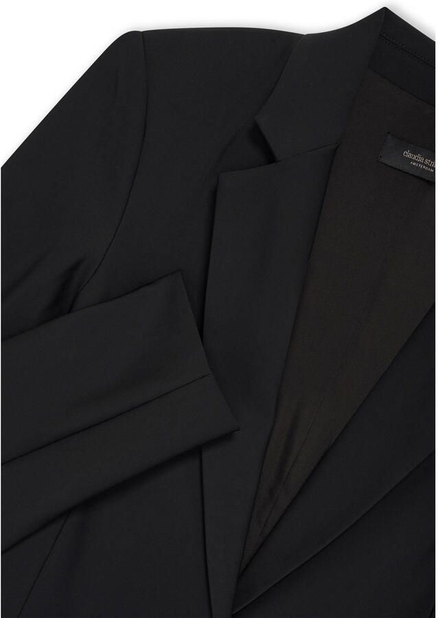 Claudia Sträter travelstof regular blazer zwart - Foto 2