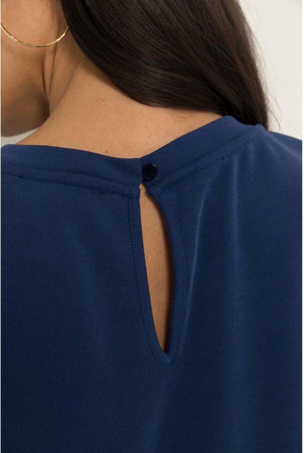 Claudia Sträter tricot jurk donkerblauw - Foto 2