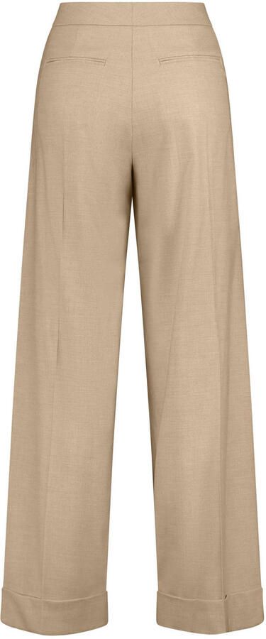 Claudia Sträter wide leg high waist pantalon beige - Foto 3