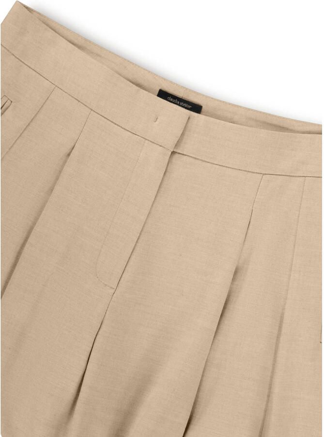 Claudia Sträter wide leg high waist pantalon beige - Foto 2