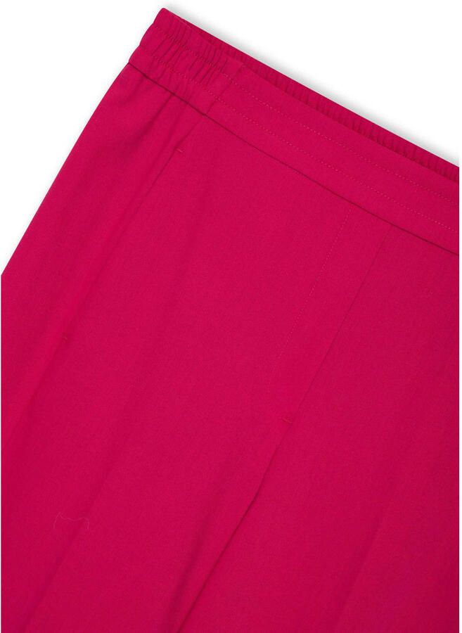Claudia Sträter wide leg regular waist broek fuchsia - Foto 2