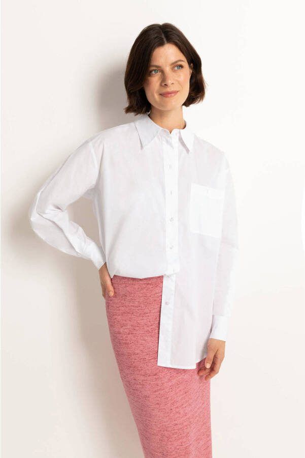Claudia Sträter Oversized Blouse Wit