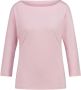 Claudia Sträter jersey top met boothals lichtroze - Thumbnail 1