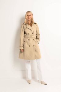 Claudia Sträter Maura by Claudia Strater trenchcoat zomer met ceintuur beige