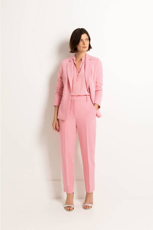 Claudia Sträter pantalon met stretch roze