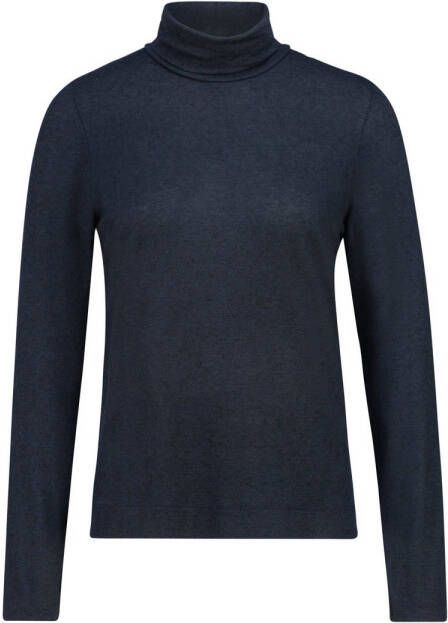Claudia Sträter Col T-shirt Wolmix Blauw