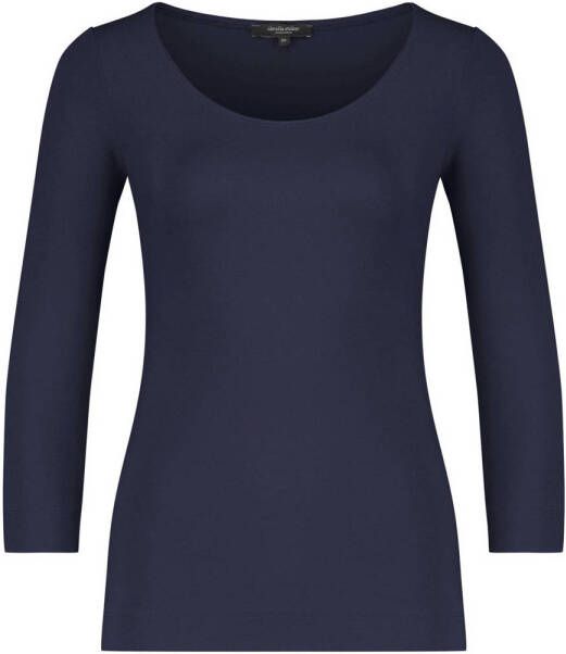 Claudia Sträter top donkerblauw