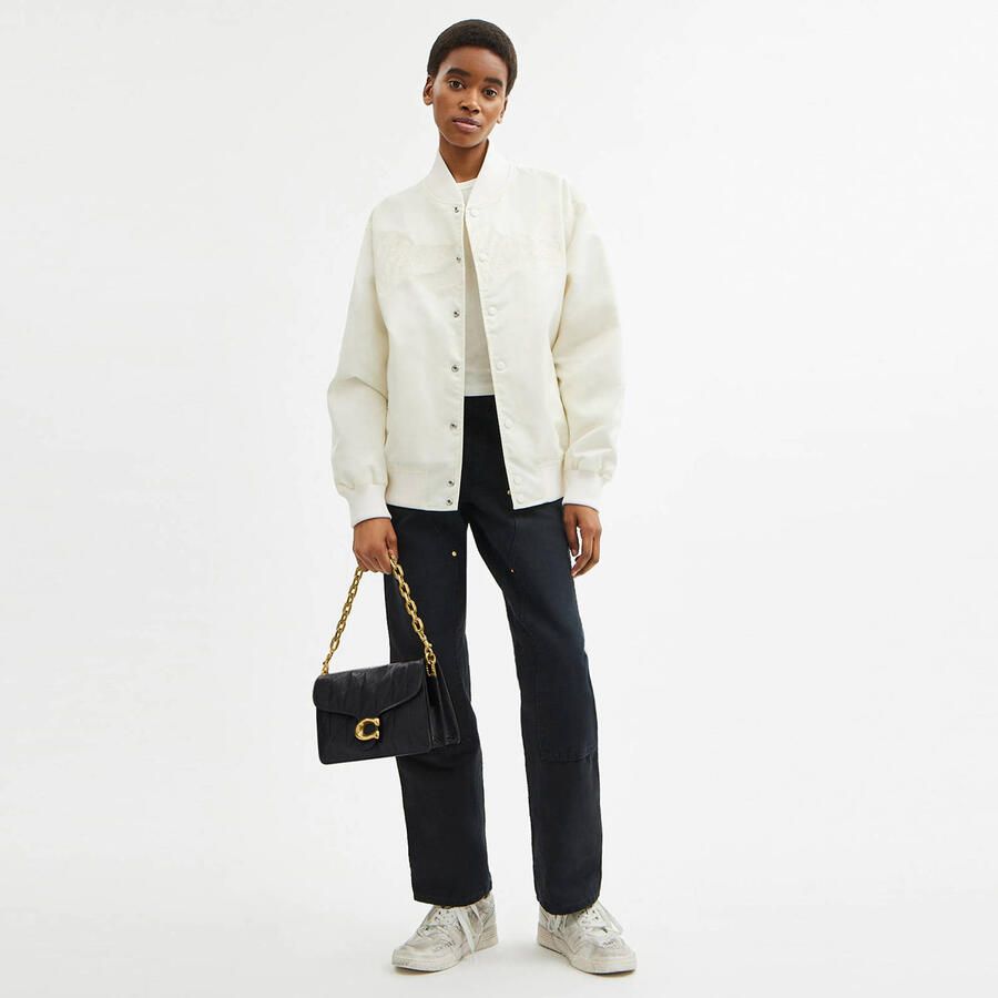 Coach Crossbody bags Quilted Glazed Leather Chain Tabby Shoulder Bag Wi in zwart - Foto 3