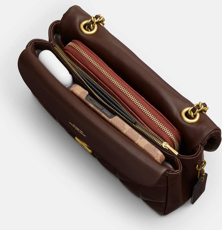 Coach Crossbody bags Quilted Tabby Shoulder Bag 26 With Chain in bruin