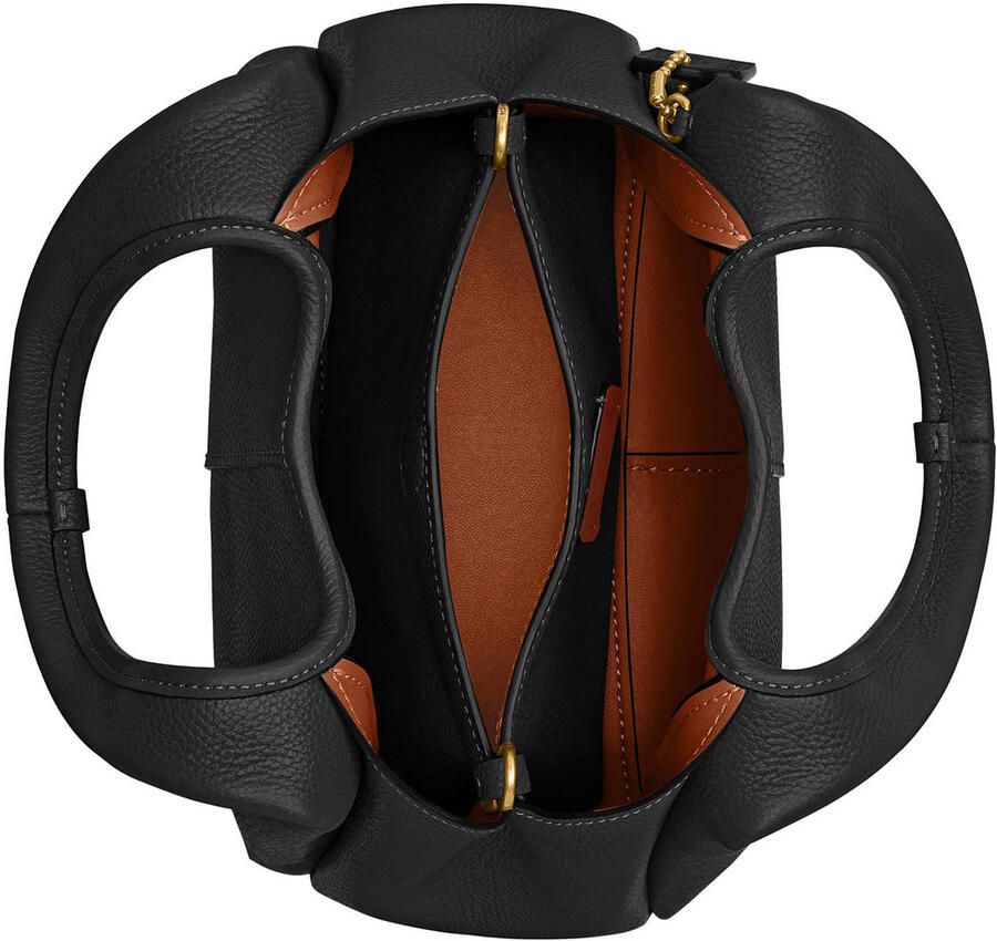 Coach Crossbody bags Polished Pebble Leather Lana Shoulder Bag 23 in zwart