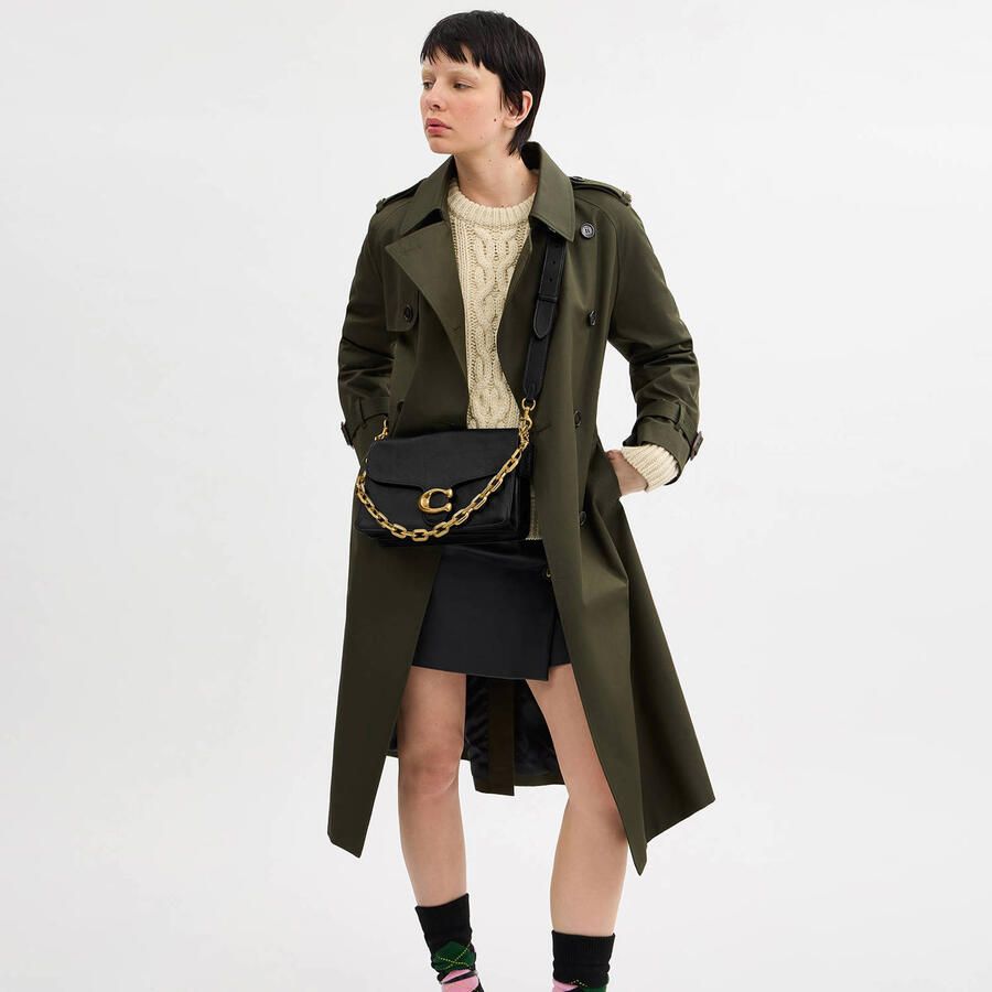 Coach Crossbody bags Soft Grain Leather Chain Tabby Shoulder Bag With C in zwart - Foto 3