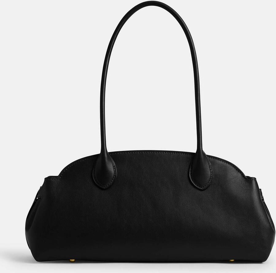 Coach Shoppers & Totes Glazed Leather Empire Carryall 34 in zwart - Foto 2